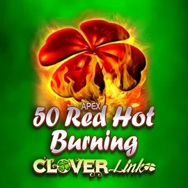 50 Red Hot Burning Clover Links by Novomatic, showcased at icemodchip.com – game logo