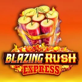 Blazing Rush Express logo by AreaVegas Ice Casino