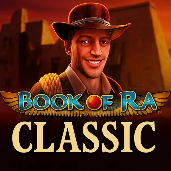 Book of Ra Classic casino game by Novomatic – featured logo at Ice Casino
