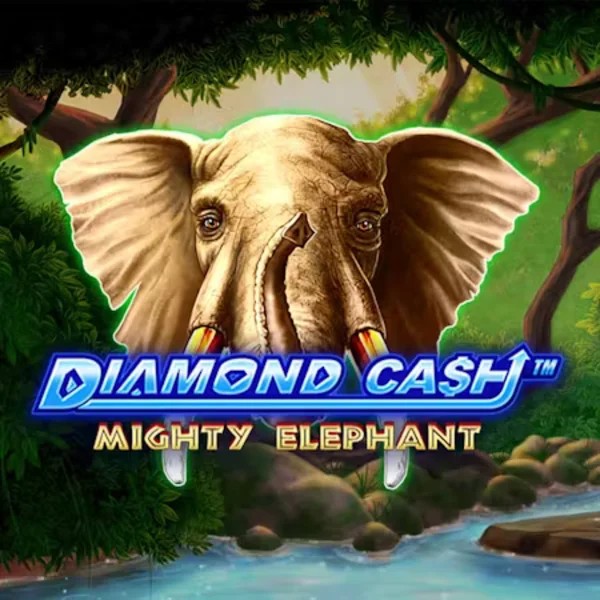Diamond Cash Mighty Elephant slot logo by Greentube at Ice Casino