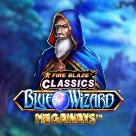 Fire Blaze Blue Wizard Megaways by Rarestone Gaming, showcased at icemodchip.com – game logo
