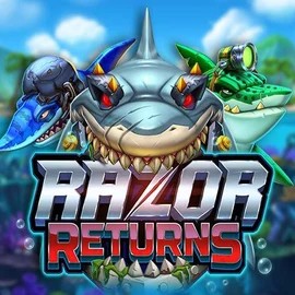 Razor Returns logo – Slots by Push Gaming at Ice Casino