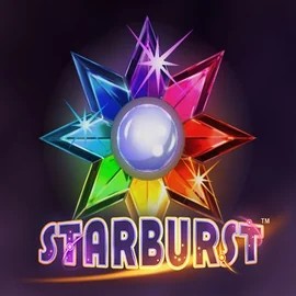Starburst logo – Slots by NetEnt at Ice Casino
